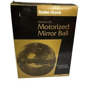 Vintage  Motorized Mirror Ball